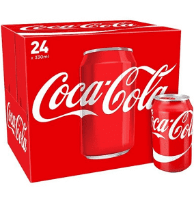 COKE 375ML (CANS X 24)