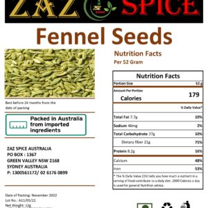 Fennel seeds 60g