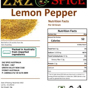 LEMON PEPPER 50GM