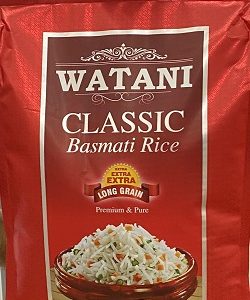 WATANI CLASSIC BASHMATI RICE 20 KG