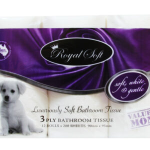 Swan Premium Toilet Paper 3 PLY x 12 ROLLS X 200 SHEETS ( 48 ROLLS )
