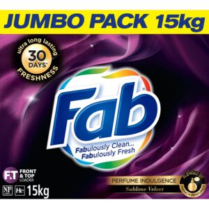 Fab Laundry Detergent Powder 15kg - Sublime Velvet Scent
