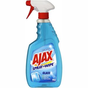 AJAX 500ML SPRAY N WIPE GLASS CLEANER